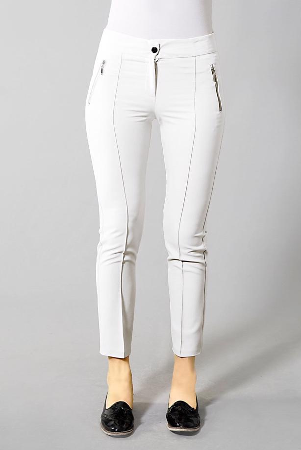 Vêtements hijab  T 2723 Yüceller Fermuar Detaylı Pantolon - TRENDTESETTÜR