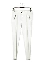 Hijab clothing CREAM T 2723 Yüceller Fermuar Detaylı Pantolon