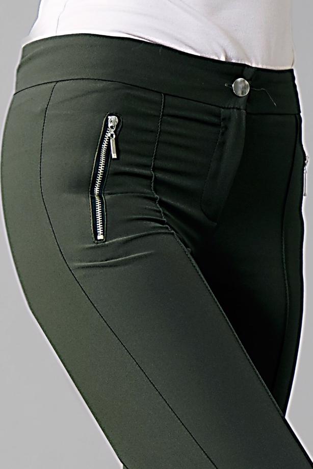 Vêtements hijab  T 2723 Yüceller Fermuar Detaylı Pantolon - TRENDTESETTÜR