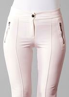 Vêtements hijab ÉCRU T 2723 Yüceller Fermuar Detaylı Pantolon