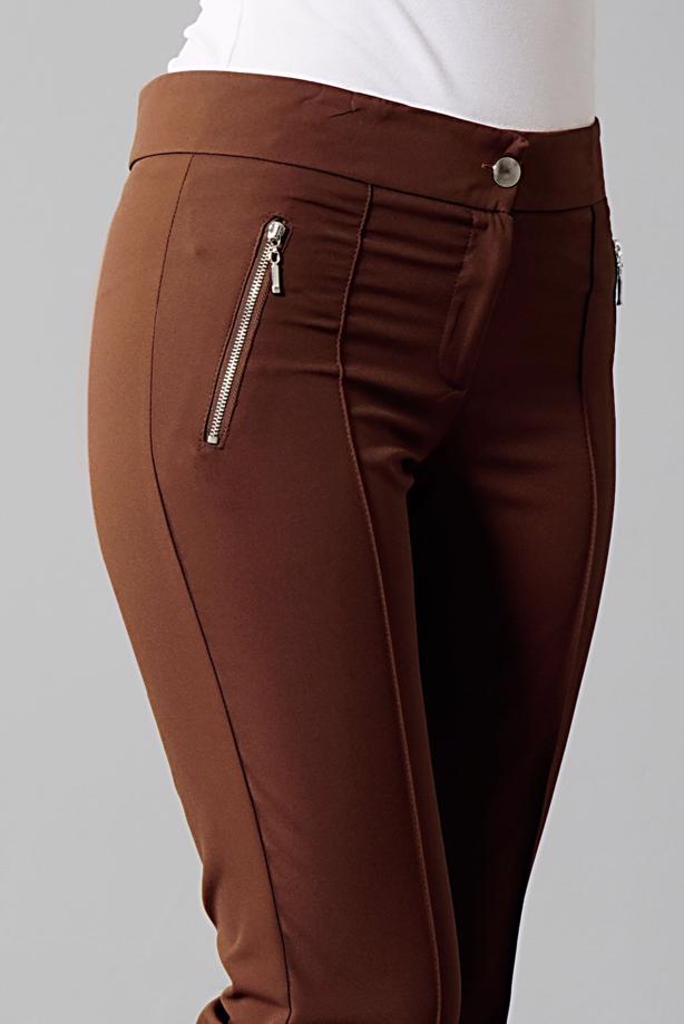 Vêtements hijab  T 2723 Yüceller Fermuar Detaylı Pantolon - TRENDTESETTÜR