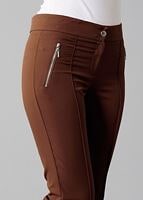 Vêtements hijab BRUN T 2723 Yüceller Fermuar Detaylı Pantolon