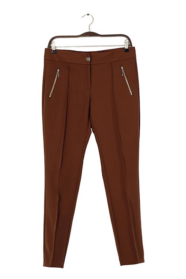 Vêtements hijab  T 2723 Yüceller Fermuar Detaylı Pantolon - TRENDTESETTÜR