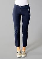 Hijab clothing NAVY BLUE T 2723 Yüceller Fermuar Detaylı Pantolon