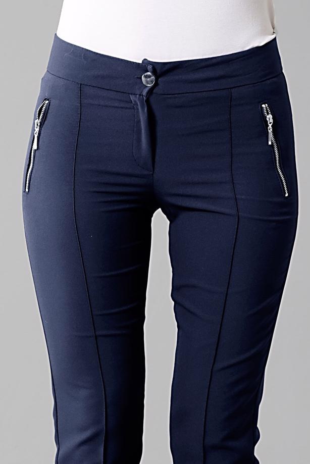 Vêtements hijab  T 2723 Yüceller Fermuar Detaylı Pantolon - TRENDTESETTÜR