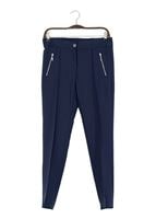 Hijab clothing NAVY BLUE T 2723 Yüceller Fermuar Detaylı Pantolon