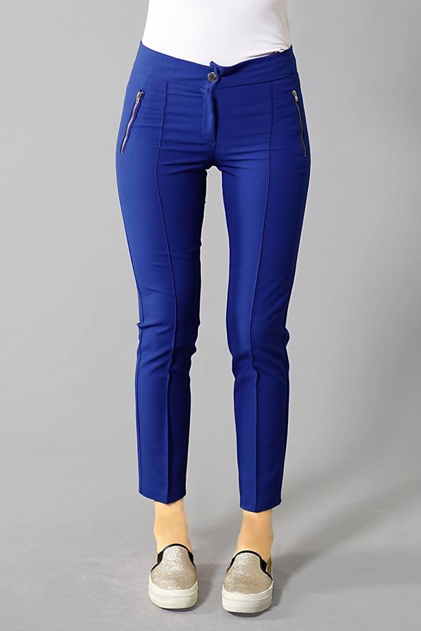 Vêtements hijab  T 2723 Yüceller Fermuar Detaylı Pantolon - TRENDTESETTÜR