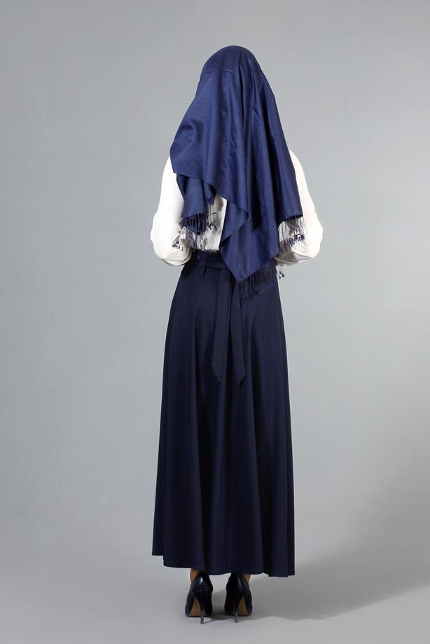 Vêtements hijab  T 2769 Yüceller Taş İşlemeli Mevlana Etek - TRENDTESETTÜR