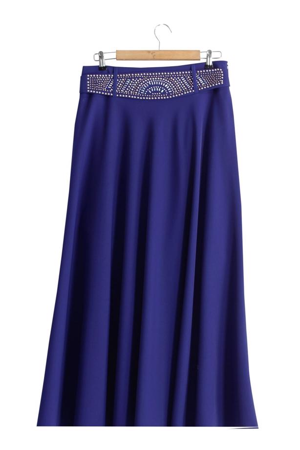 Vêtements hijab  T 2769 Yüceller Taş İşlemeli Mevlana Etek - TRENDTESETTÜR