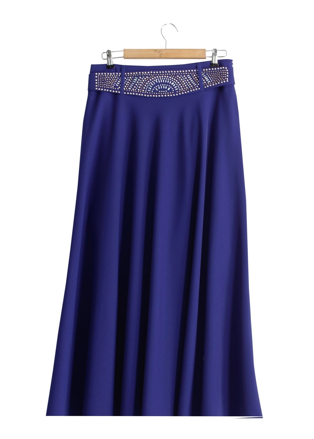 Hijab clothing NAVY BLUE T 2769 Yüceller Taş İşlemeli Mevlana Etek