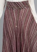 Hijab clothing CLARET RED T 2405-2 Yüceller Dijital Baskılı Şifon Etek