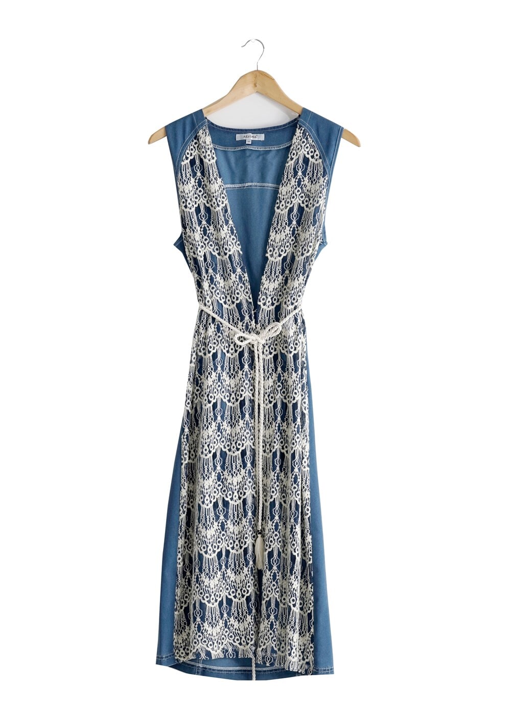 Tesettür giyim LACİVERT T 4638 Lencia Tesettür Yelek-Alv Fashion