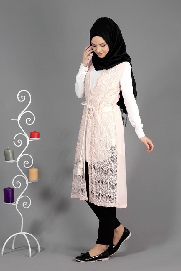 Hijab clothing  T 4644 İndila Tesettür Yelek-Alv Fashion - TRENDTESETTÜR