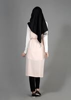 Tesettür giyim PUDRA T 4644 İndila Tesettür Yelek-Alv Fashion