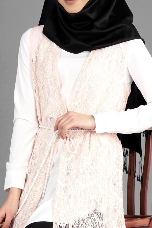 Hijab clothing  T 4644 İndila Tesettür Yelek-Alv Fashion - TRENDTESETTÜR