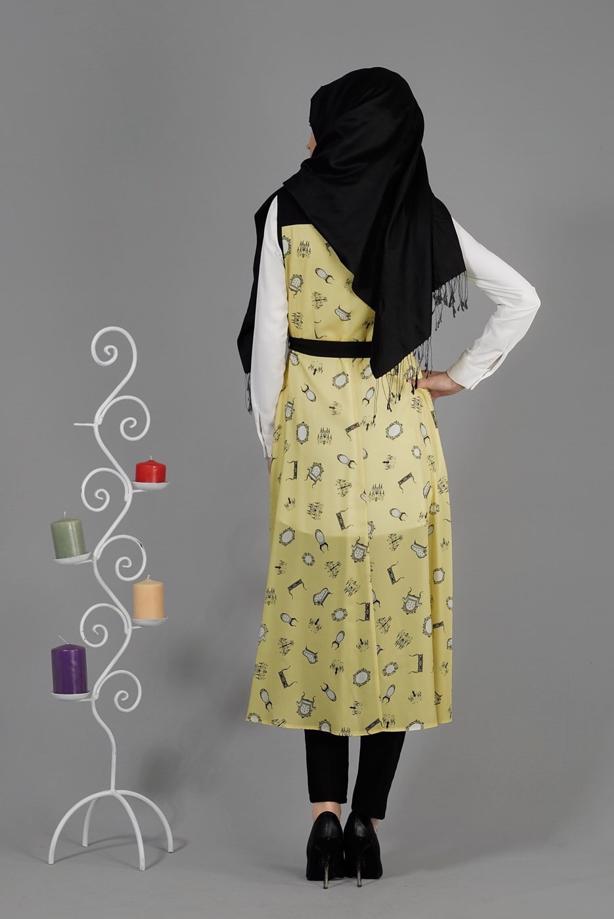 Vêtements hijab  T 4695 Verso Yelek-Alv Fashion - TRENDTESETTÜR