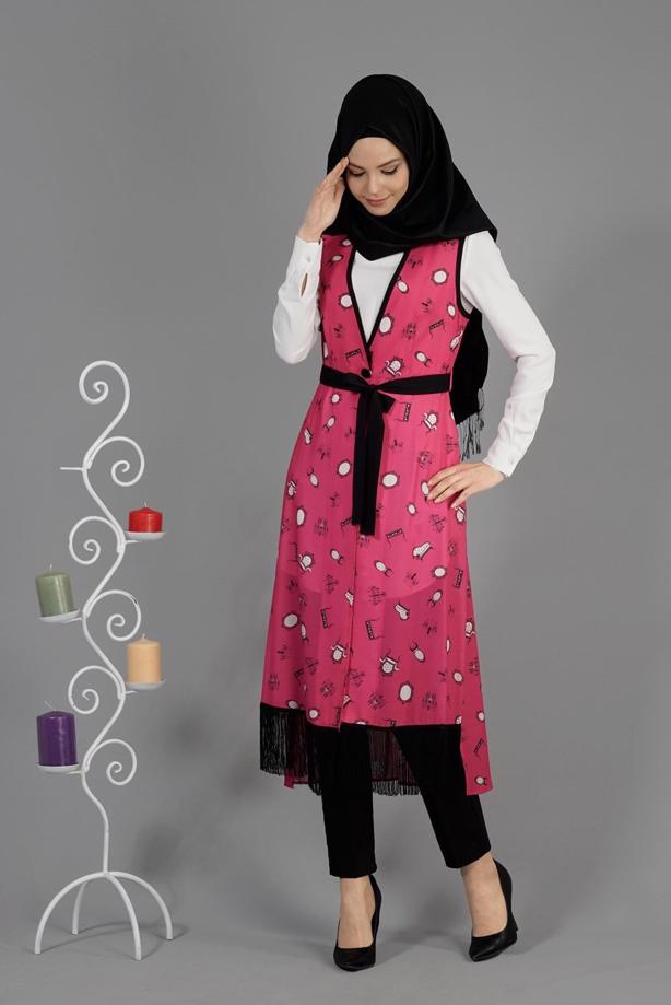 Vêtements hijab  T 4695 Verso Yelek-Alv Fashion - TRENDTESETTÜR
