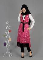 Hijab clothing FUCHSIA T 4695 Verso Yelek-Alv Fashion