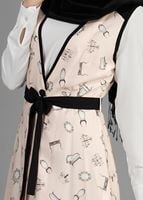 Vêtements hijab POUDRE T 4695 Verso Yelek-Alv Fashion