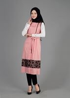 Tesettür giyim PUDRA T 4795 Nadya Tesettür Yelek-Alv Fashion