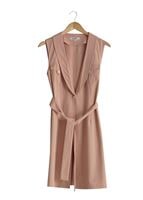 Tesettür giyim KAHVE T 4684 Nadya Yelek-Alv Fashion