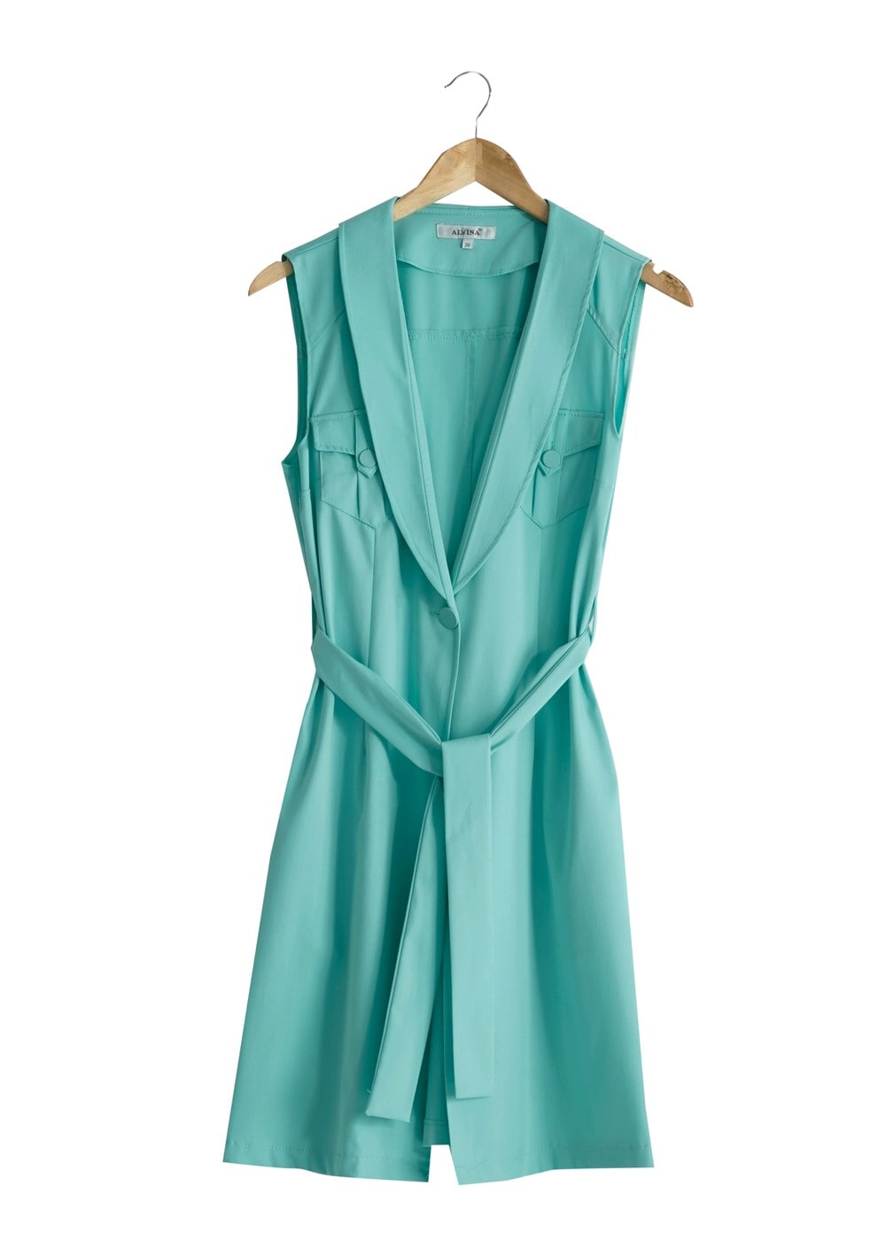 Tesettür giyim MAVİ T 4684 Nadya Yelek-Alv Fashion