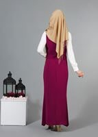 Vêtements hijab FUCHSIA T 9116 Bezen 2′li Yelekli Takım