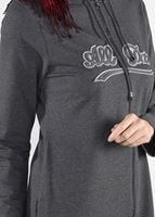 Tesettür giyim GRİ T 50478 Allday Baskı Detaylı Spor Tunik