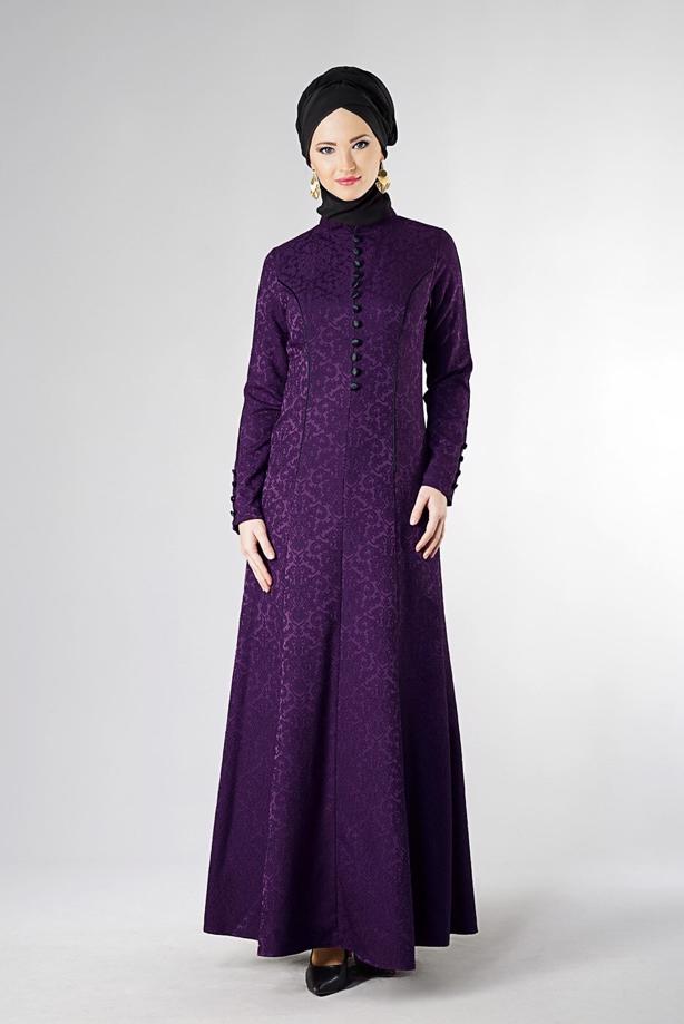 Vêtements hijab  MANDARIN COLLAR BUTTONED FORMAL 5703  - TRENDTESETTÜR