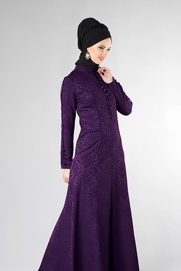 Vêtements hijab  MANDARIN COLLAR BUTTONED FORMAL 5703  - TRENDTESETTÜR