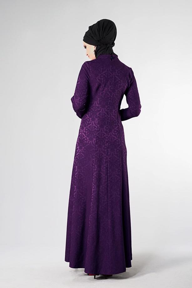 Vêtements hijab  MANDARIN COLLAR BUTTONED FORMAL 5703  - TRENDTESETTÜR