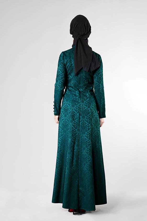 Vêtements hijab  MANDARIN COLLAR BUTTONED FORMAL 5703  - TRENDTESETTÜR