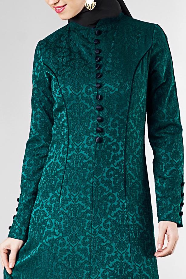 Vêtements hijab  MANDARIN COLLAR BUTTONED FORMAL 5703  - TRENDTESETTÜR