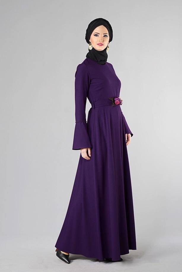 Vêtements hijab  BELTED FLARE FORMAL 9247 - TRENDTESETTÜR