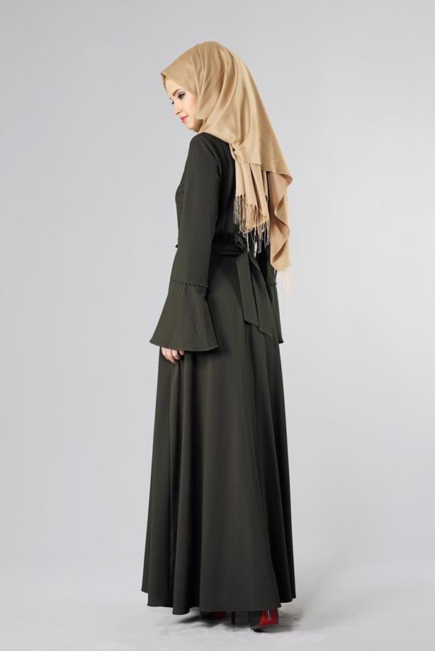 Vêtements hijab  BELTED FLARE FORMAL 9247 - TRENDTESETTÜR