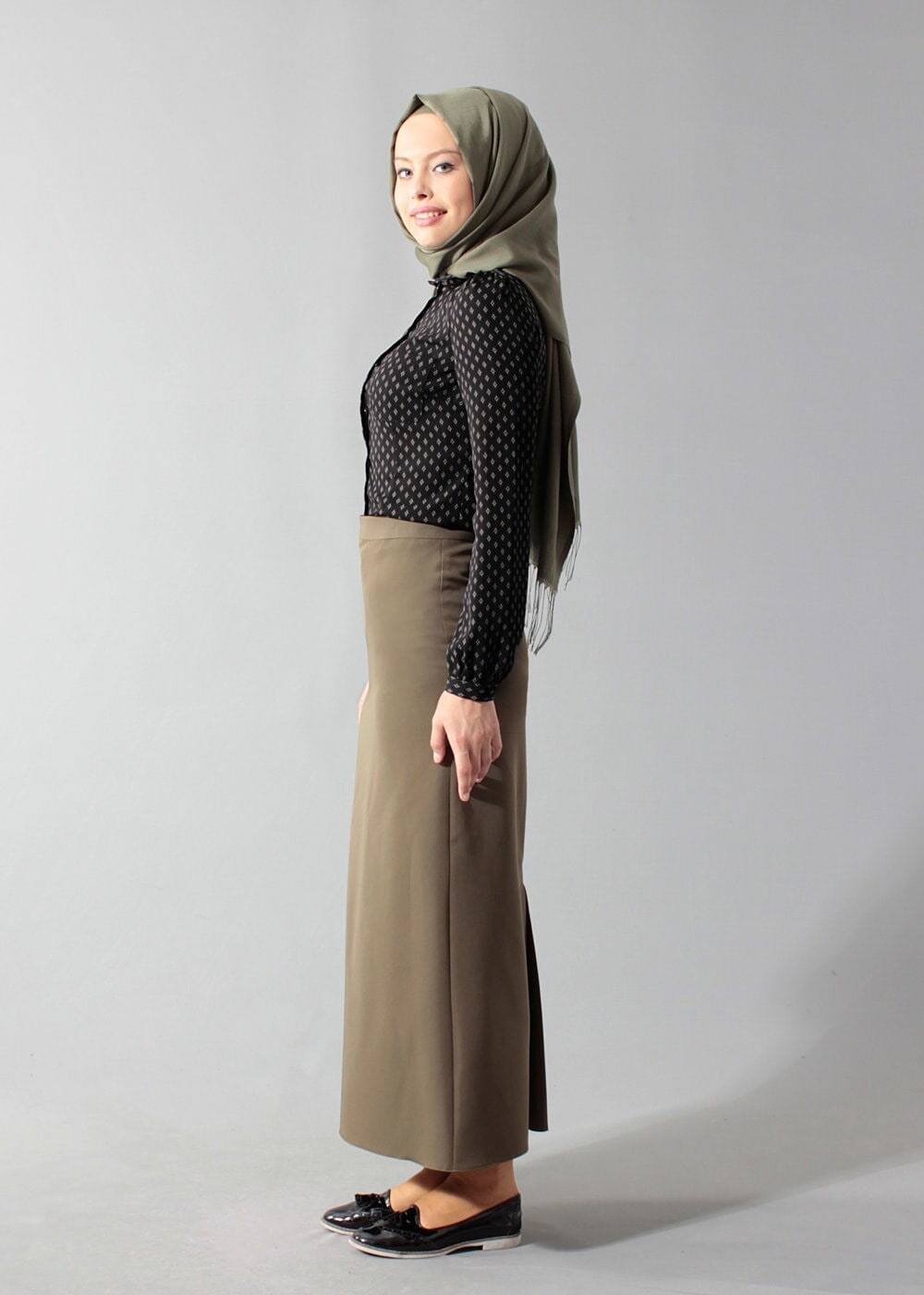 Tesettür giyim SİYAH 4139 BLUZ