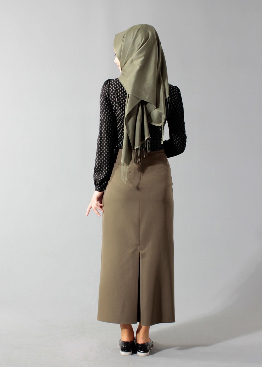 Tesettür giyim SİYAH 4139 BLUZ