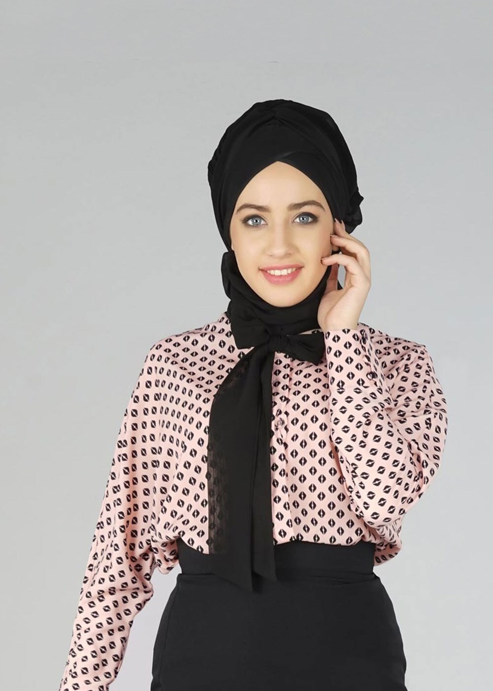 Tesettür giyim PUDRA 4494 BLUZ