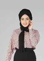 Hijab clothing POWDER PATTERNED BLOUSE 4494