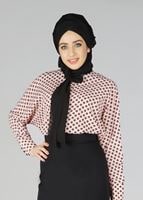 Hijab clothing POWDER PATTERNED BLOUSE 4494