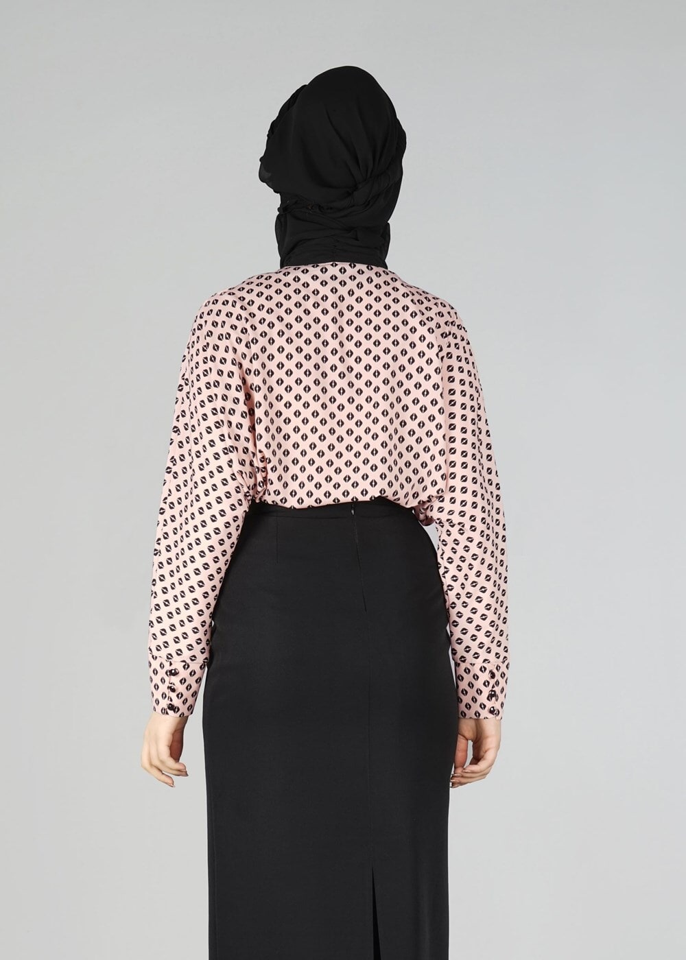 Tesettür giyim PUDRA 4494 BLUZ