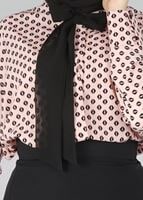 Hijab clothing POWDER PATTERNED BLOUSE 4494