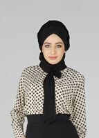 Tesettür giyim KREM DESENLİ BLUZ 4494