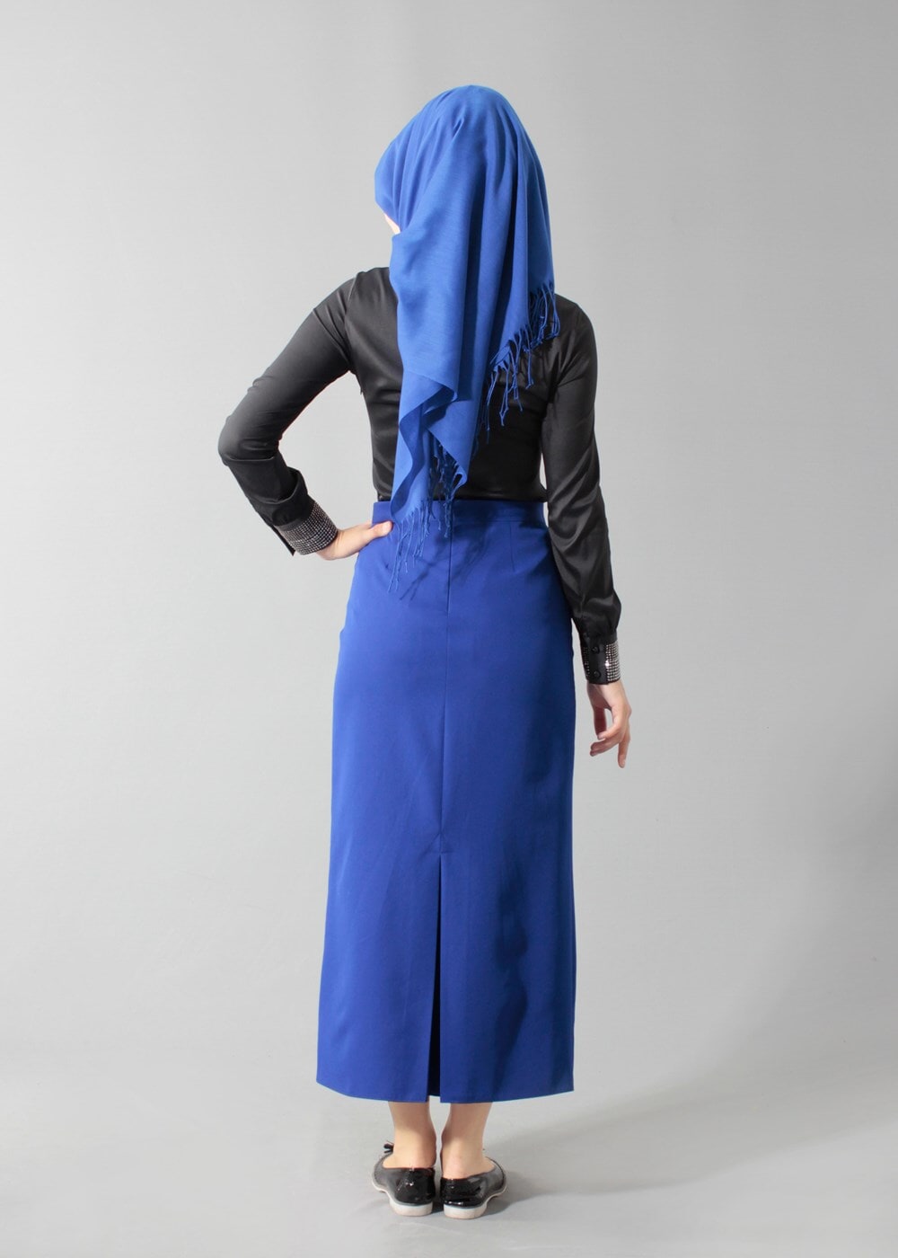 Hijab clothing BLACK GEM DETAILED BLOUSE 4864