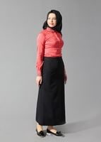 Tesettür giyim MERCAN TAŞ DETAYLI BLUZ 4864