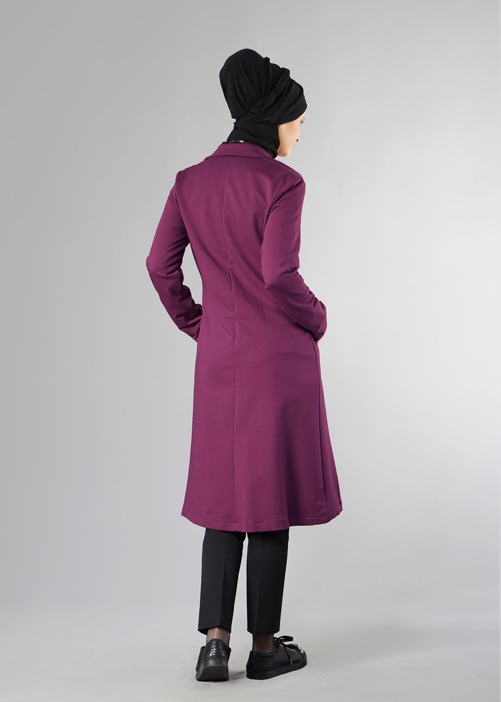 Vêtements hijab FUCHSIA VESTE À BOUTONNÉE 2789 