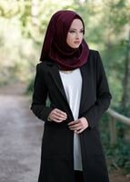 Tesettür giyim SİYAH 4656 CEKET