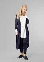 Tesettür giyim LACİVERT 7221 HIRKA