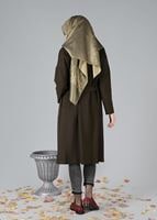 Tesettür giyim HAKİ 8366 CEKET 