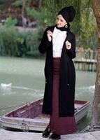 Tesettür giyim SİYAH 641 CEKET